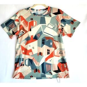 Toranja "Art is a Gift" Geometric House Tee T-Shirt Portugal Men's Medium